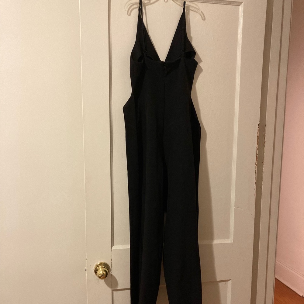 ASOS Black low cut jumpsuit - Picture 6 of 9
